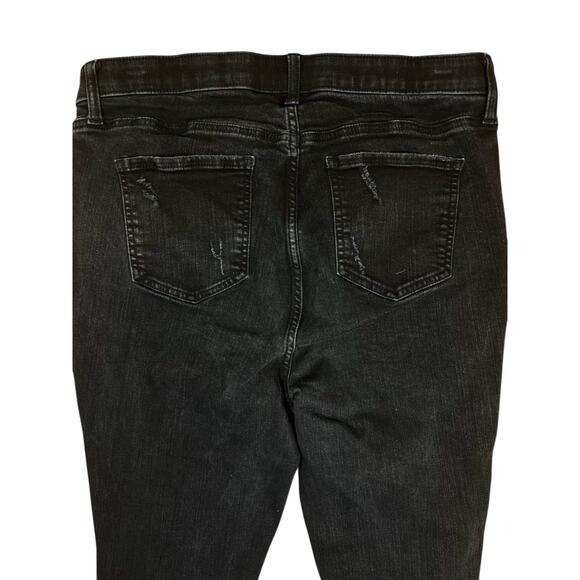 Torrid Premium Sky High Skinny Jeans – Size 14S – Distressed Dark Wash – Women’s - Picture 3 of 4
